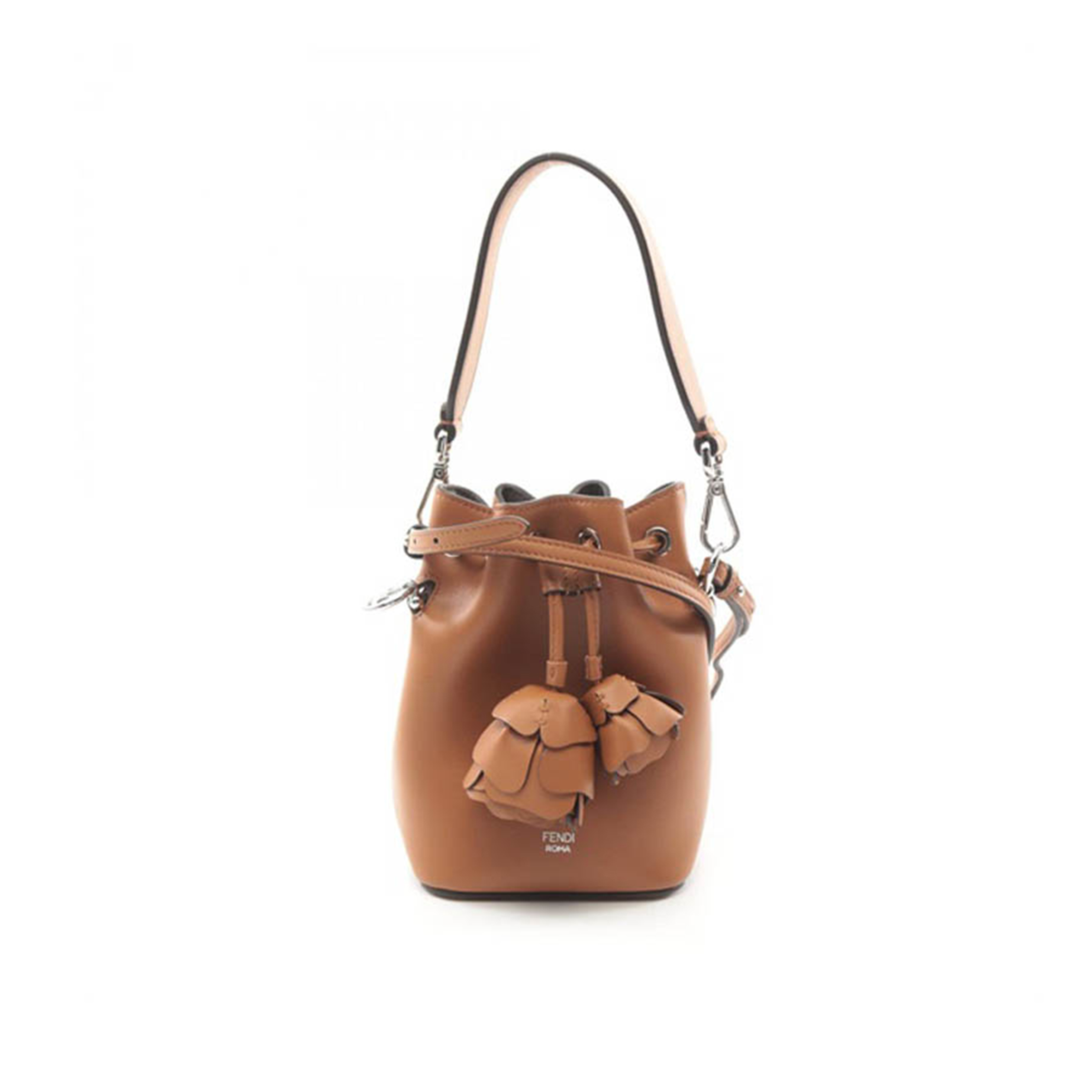 F**di mon tresor 3d flower bucket bag leather mini 8bs010ans8f1k3a (18*12*10cm)